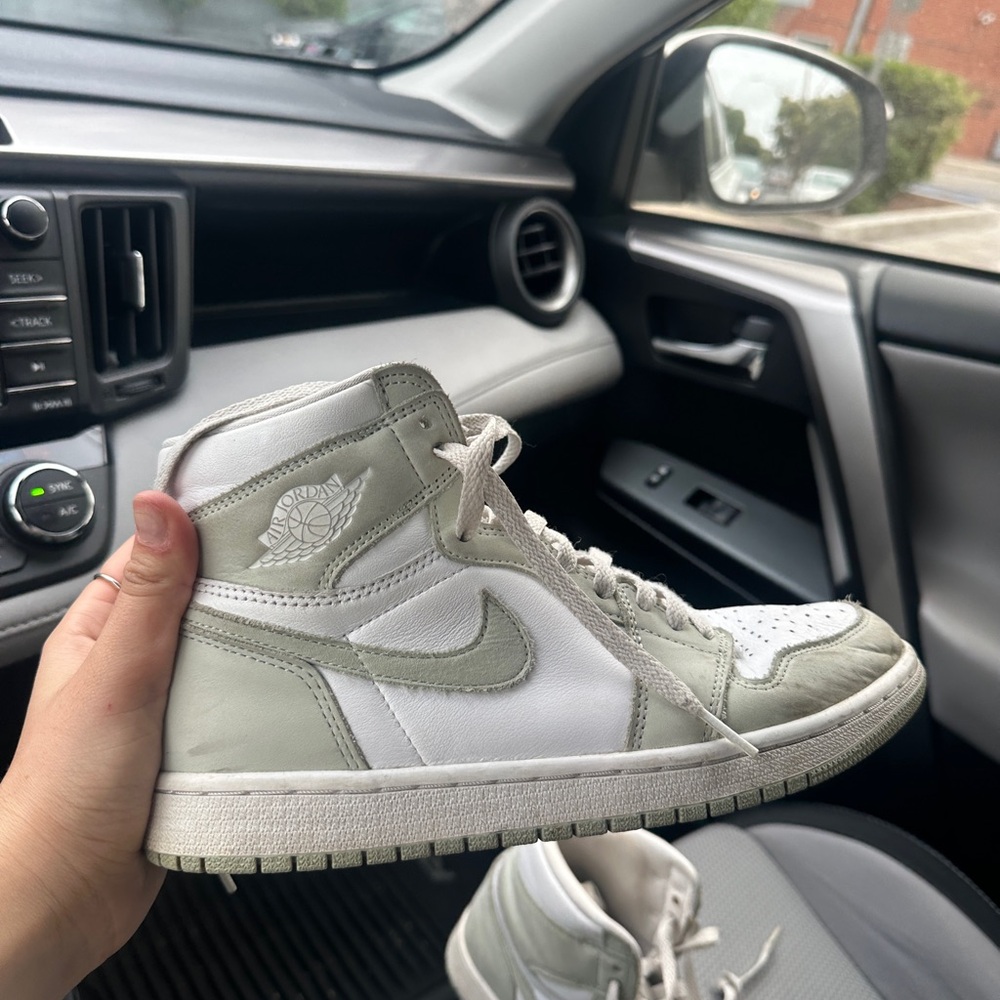 Air Jordan mint green high tops